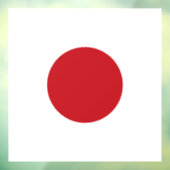 Autocollant Pour Fenêtre Drapeau du Japon (Feuille 3)