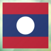 Autocollant Pour Fenêtre Drapeau du Laos (Feuille 3)