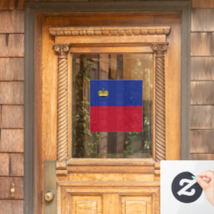 Autocollant Pour Fenêtre Drapeau du Liechtenstein