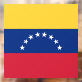 Autocollant Pour Fenêtre Drapeau du Venezuela (Feuille 2)