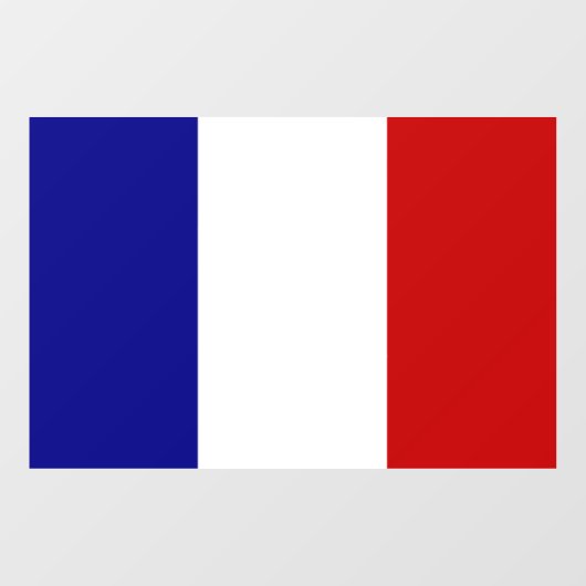 Autocollant Pour Fenêtre Drapeau français (Feuille)
