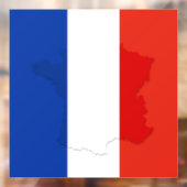 Autocollant Pour Fenêtre drapeau français (Feuille 2)