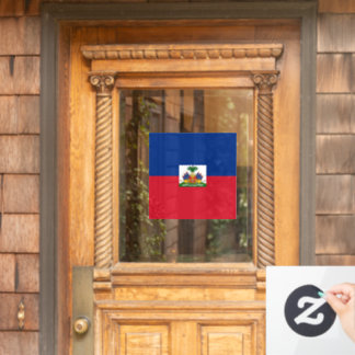 Autocollant Pour Fenêtre Drapeau Haïti