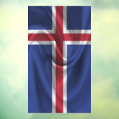 Autocollant Pour Fenêtre Drapeau Islande (Feuille 3)