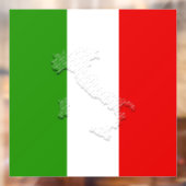 Autocollant Pour Fenêtre Drapeau italien (Feuille 2)