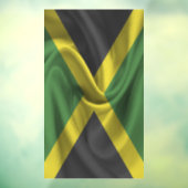 Autocollant Pour Fenêtre Drapeau Jamaïque (Feuille 3)