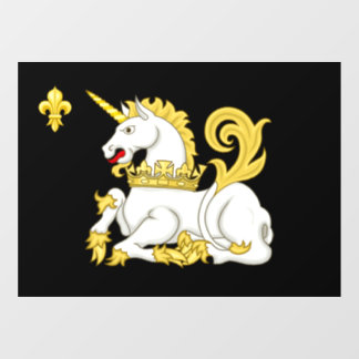 Autocollant Pour Fenêtre Drapeau Licorne