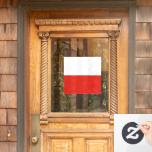 Autocollant Pour Fenêtre Drapeau polonais