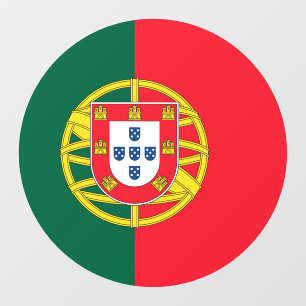 Autocollant Pour Fenêtre Drapeau portugais