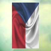 Autocollant Pour Fenêtre Drapeau République tchèque (Feuille 3)