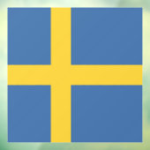 Autocollant Pour Fenêtre Drapeau suédois (Feuille 3)