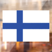 AUTOCOLLANT POUR FENÊTRE DRAPEAU SUOMI FINLAND (Feuille 2)