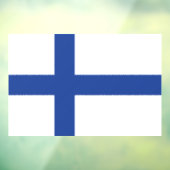 AUTOCOLLANT POUR FENÊTRE DRAPEAU SUOMI FINLAND (Feuille 3)
