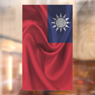 Autocollant Pour Fenêtre Drapeau Taïwan