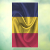 Autocollant Pour Fenêtre Drapeau Tchad (Feuille 3)
