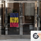 Autocollant Pour Fenêtre Drapeau Tchad (Porte de bureau)