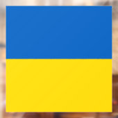 Autocollant Pour Fenêtre Drapeau ukrainien (Feuille 2)