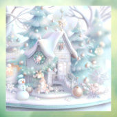 Autocollant Pour Fenêtre Dreamy Christmas Gingerbread Maison Clouage (Feuille 3)