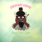 Autocollant Pour Fenêtre Drôle dessin animé de bison de buffle (Feuille 3)