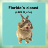 Autocollant Pour Fenêtre Drôle Florida New Jersey fenêtre décal (Feuille 3)