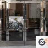 Autocollant Pour Fenêtre Drôle Gym entraînement David comme Donald Trump (Porte de bureau)