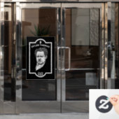 Autocollant Pour Fenêtre Dylan Thomas Welsh Poet (Porte de bureau)