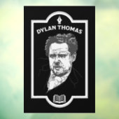 Autocollant Pour Fenêtre Dylan Thomas Welsh Poet (Feuille 3)