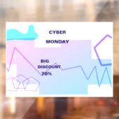 Autocollant Pour Fenêtre E-commerce Cyber Monday Deal (Feuille 2)