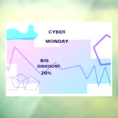 Autocollant Pour Fenêtre E-commerce Cyber Monday Deal (Feuille 3)
