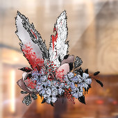 Autocollant Pour Fenêtre Easter Bunny Horreur (Feuille 2)