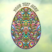 Autocollant Pour Fenêtre Easter Egg Psychedelic Design Kids Organic T-Shirt (Feuille 3)