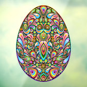 Autocollant Pour Fenêtre Easter Egg Psychedelic Design Kids Organic T-Shirt (Feuille 3)