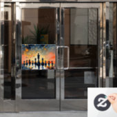 Autocollant Pour Fenêtre Échecs (Porte de bureau)