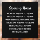 Autocollant Pour Fenêtre Écran d'ouverture de l'entreprise, Boutique Boutiq (Feuille 2)