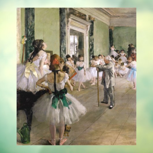 Autocollant Pour Fenêtre Edgar Degas - Classe Danse (Feuille 3)