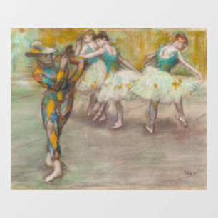 Autocollant Pour Fenêtre Edgar Degas - Danse de l'Arlequin