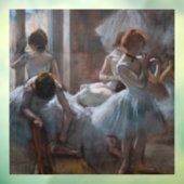 Autocollant Pour Fenêtre Edgar Degas - Danseurs (Feuille 3)