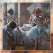 Autocollant Pour Fenêtre Edgar Degas - Danseurs (Feuille 2)