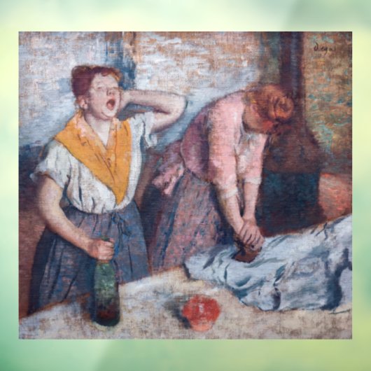 Autocollant Pour Fenêtre Edgar Degas - Femmes en repassage (Feuille 3)