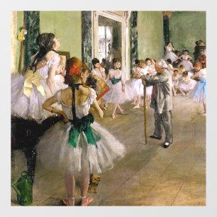 Autocollant Pour Fenêtre Edgar Degas La Classe Danse