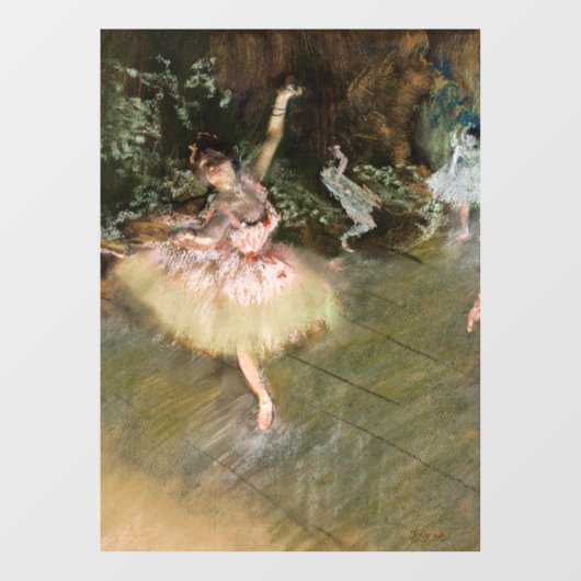 Autocollant Pour Fenêtre Edgar Degas - The Star 1878 (Feuille)