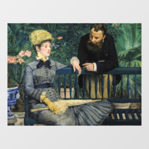 Autocollant Pour Fenêtre Edouard Manet - Au Conservatoire