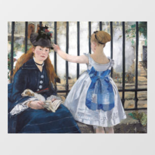 Autocollant Pour Fenêtre Edouard Manet - La Gare