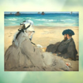 Autocollant Pour Fenêtre Edouard Manet - Sur la plage (Feuille 3)
