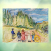 Autocollant Pour Fenêtre Edvard Munch - La forêt Fairytale (Feuille 3)