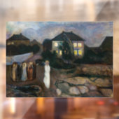 Autocollant Pour Fenêtre Edvard Munch - La tempête (Feuille 2)