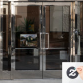 Autocollant Pour Fenêtre Edvard Munch - La tempête (Porte de bureau)