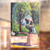 Autocollant Pour Fenêtre Edvard Munch - Le penseur de Rodin (Feuille 2)