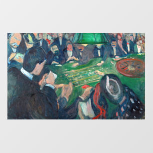 Autocollant Pour Fenêtre Edvard Munch - Table de roulette à Monte Carlo