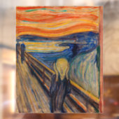 Autocollant Pour Fenêtre Edvard Munch - The Scream 1893 (Feuille 2)